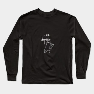 Statue of Liberty Holds Thanksgiving Turkey Long Sleeve T-Shirt